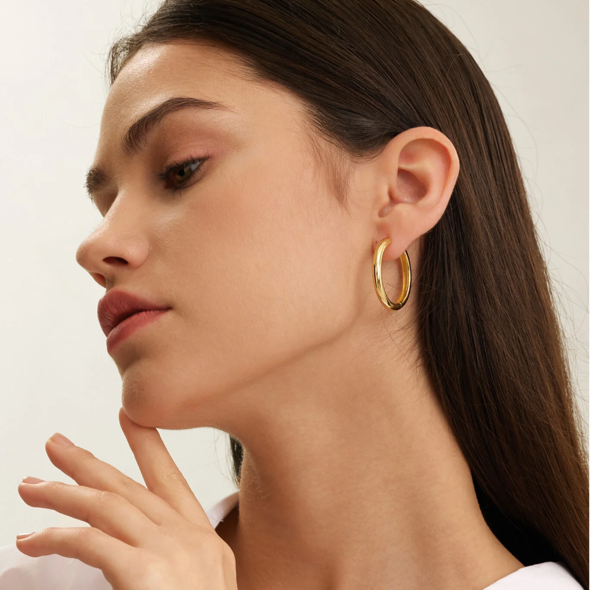 Fara Hoop Set Earrings Gold L