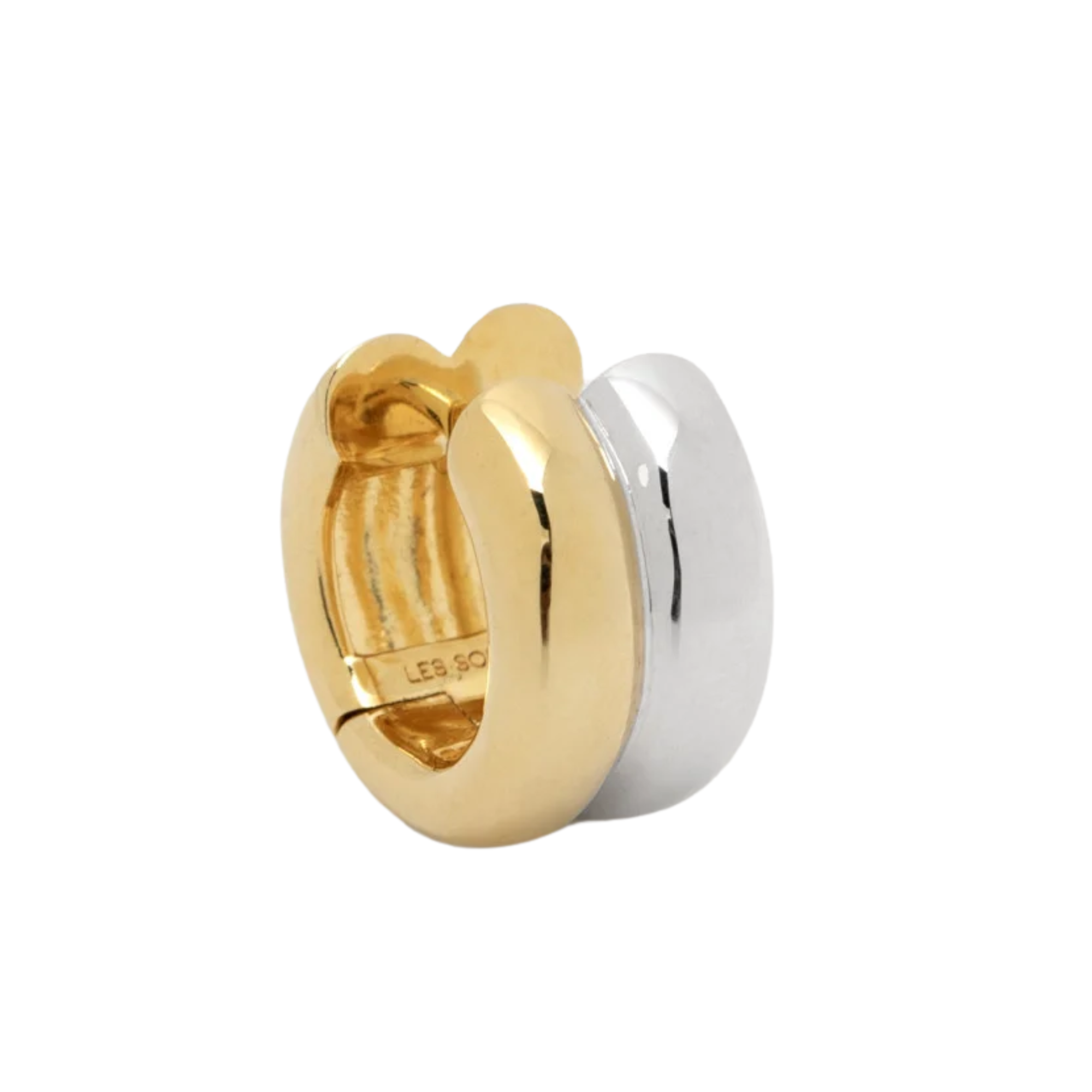 Ferdi Double Huggie Combi Earring