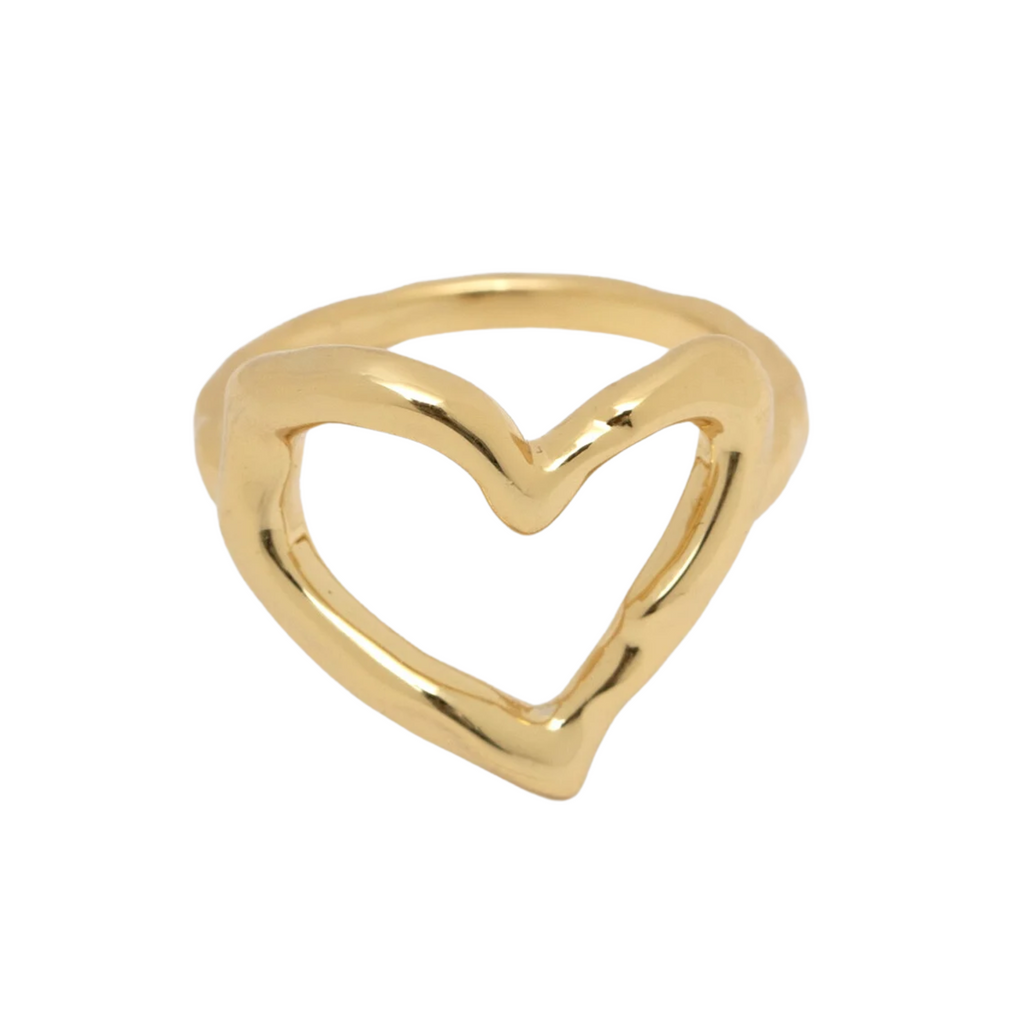 Gwen Heart Ring Goud