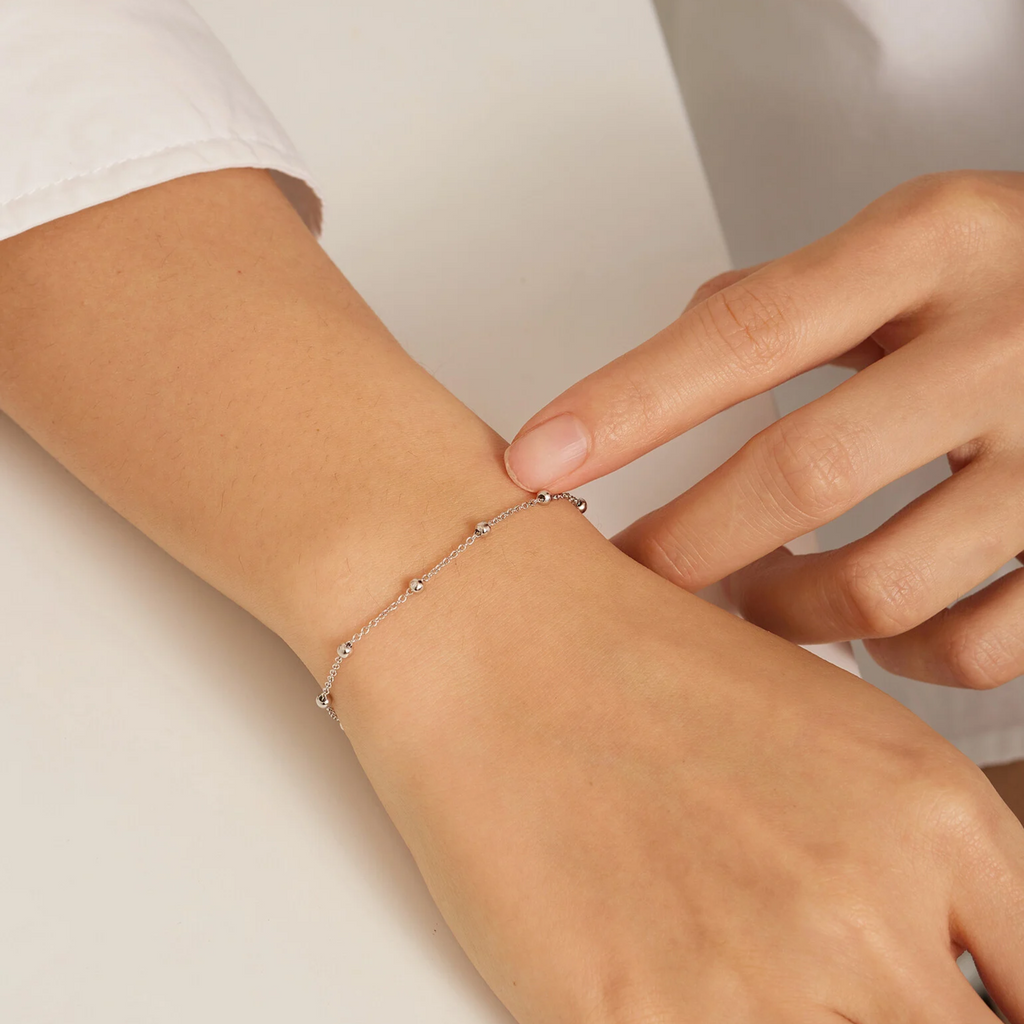 Hugo Dots Armband Silver