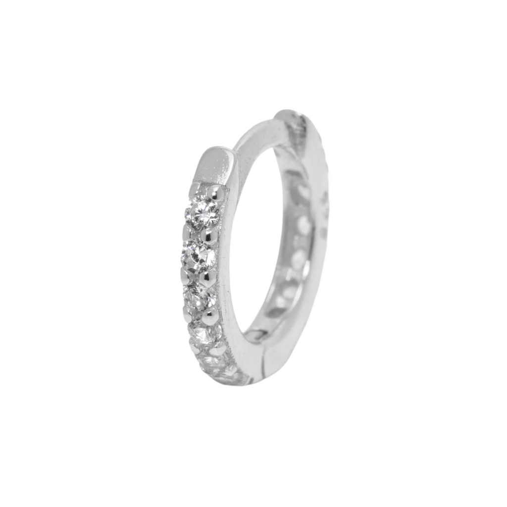 Jeanne Mini Strass Silver Clear