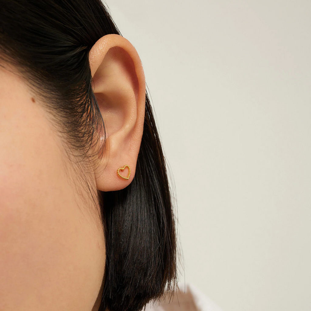 Jolie Dotted Heart Gold