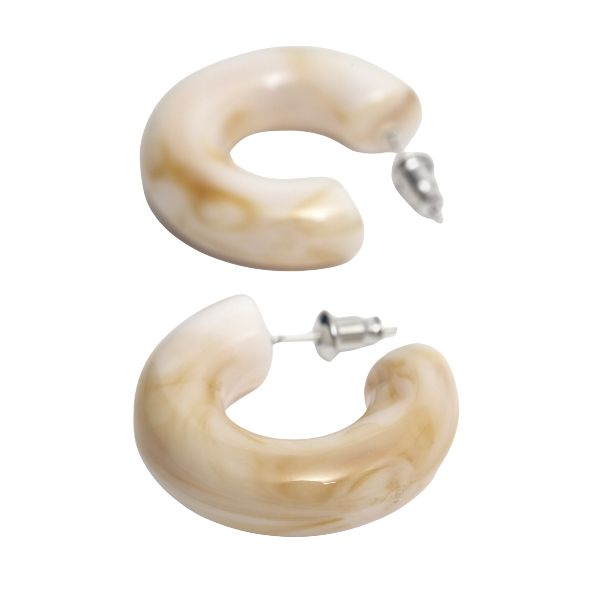 Melany Set Earrings Cream