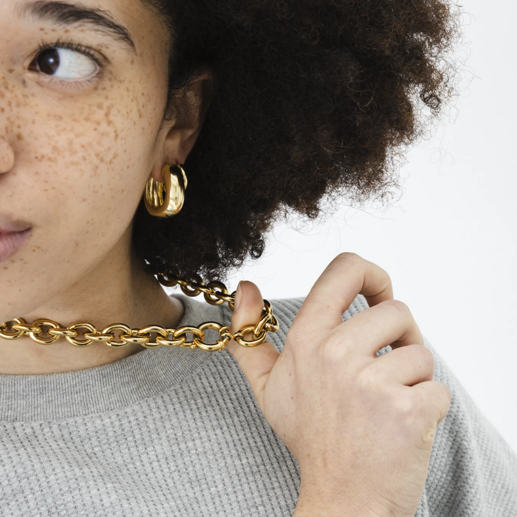 Raya Chunky Necklace Gold