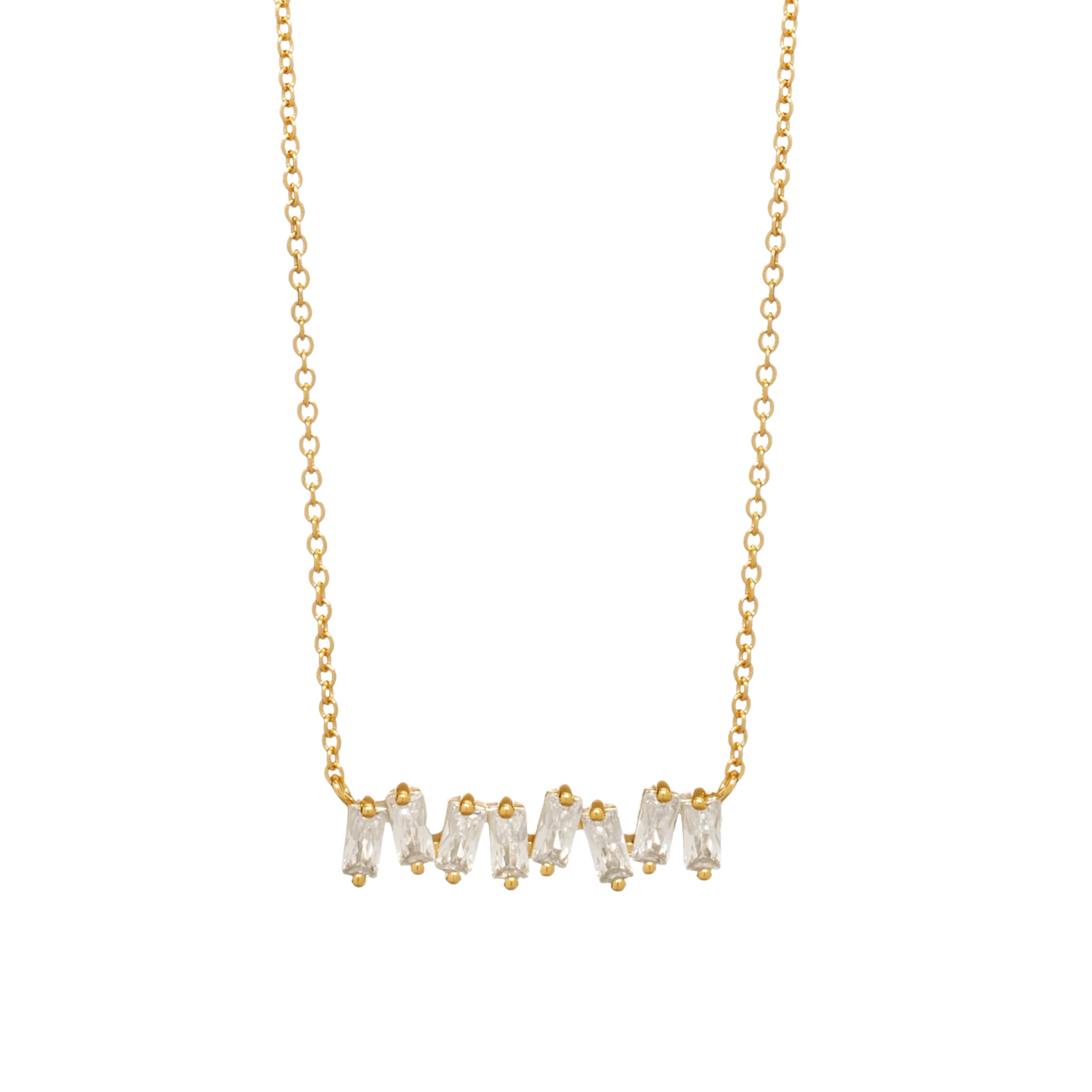 Roma Baguette Necklace