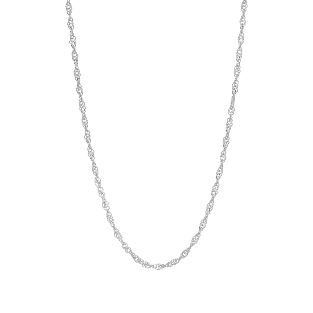 Romee Twisted Necklace Silver