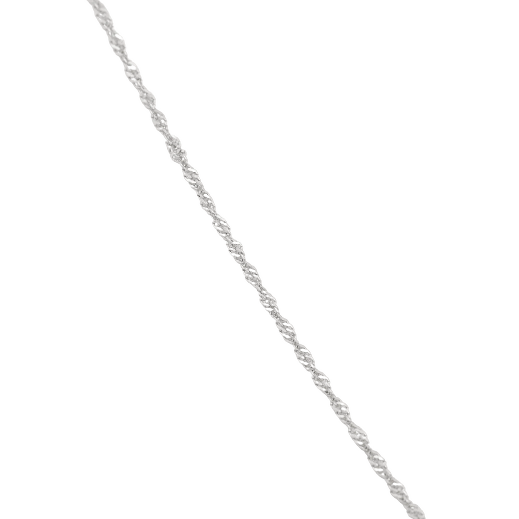 Romee Twisted Necklace Silver