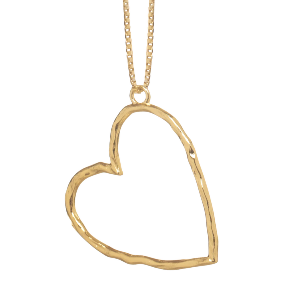 Roni Heart Necklace Gold