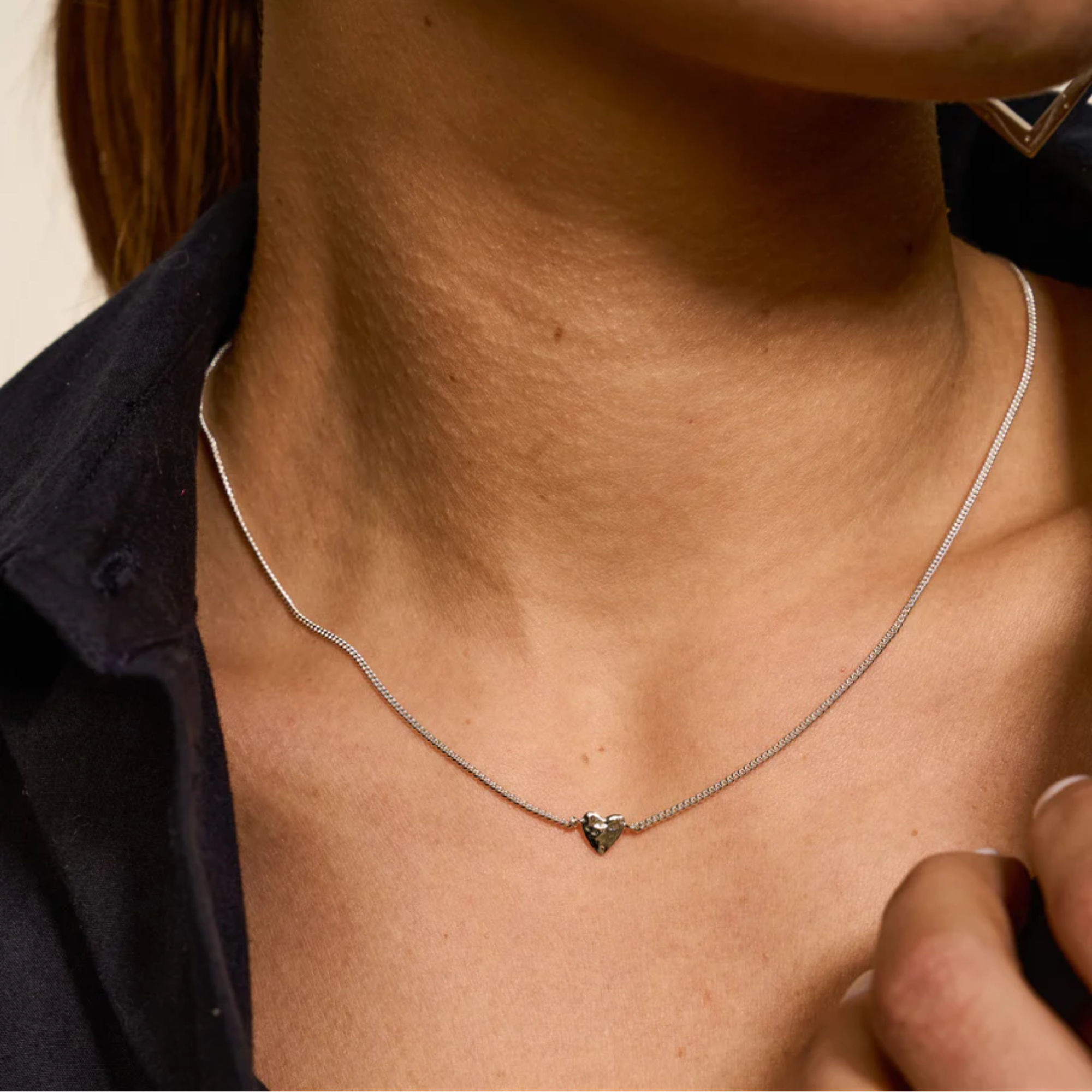 Te Quiero Necklace Silver