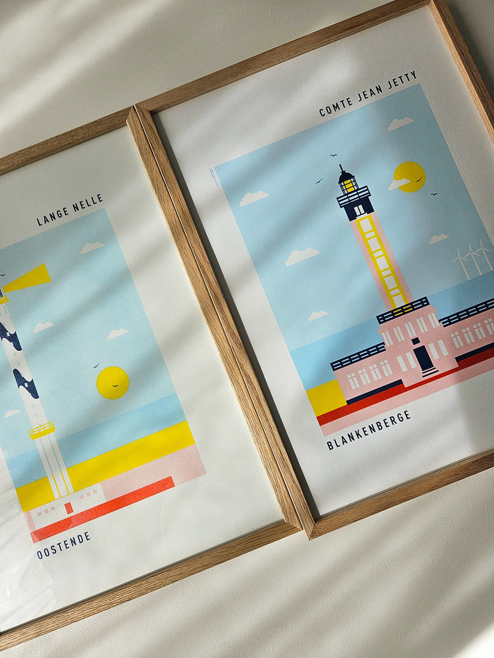 Vuurtoren Blankenberge Poster