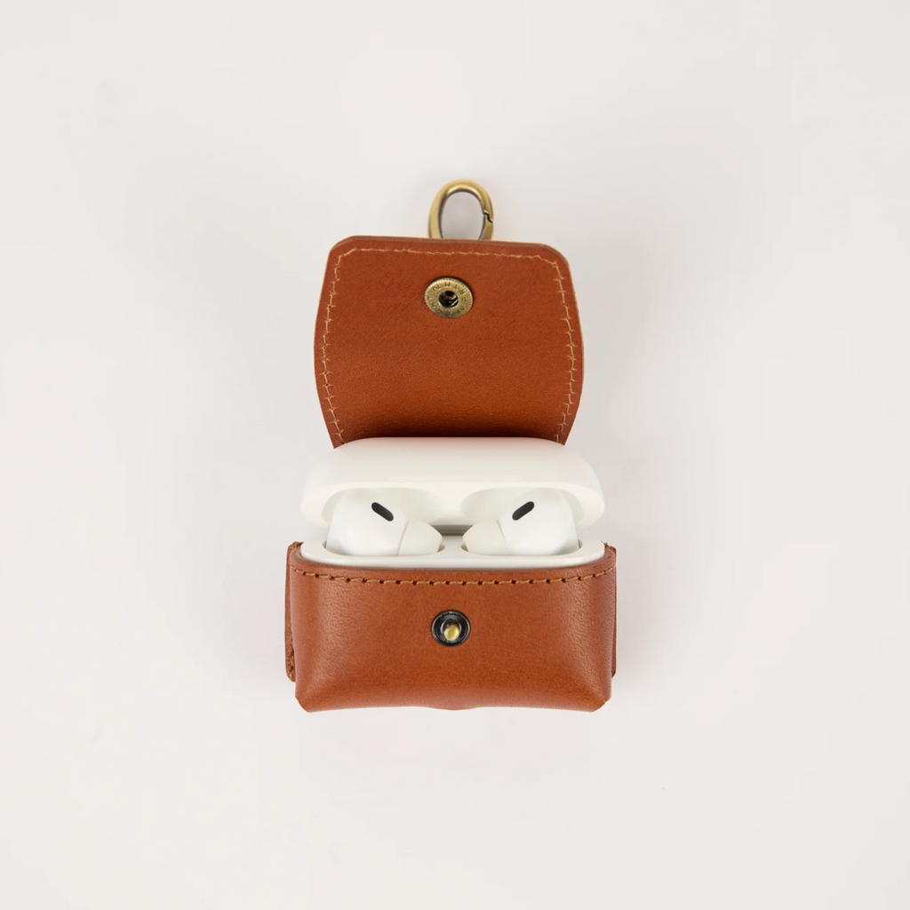 Airpods Case Cognac Classic Leather