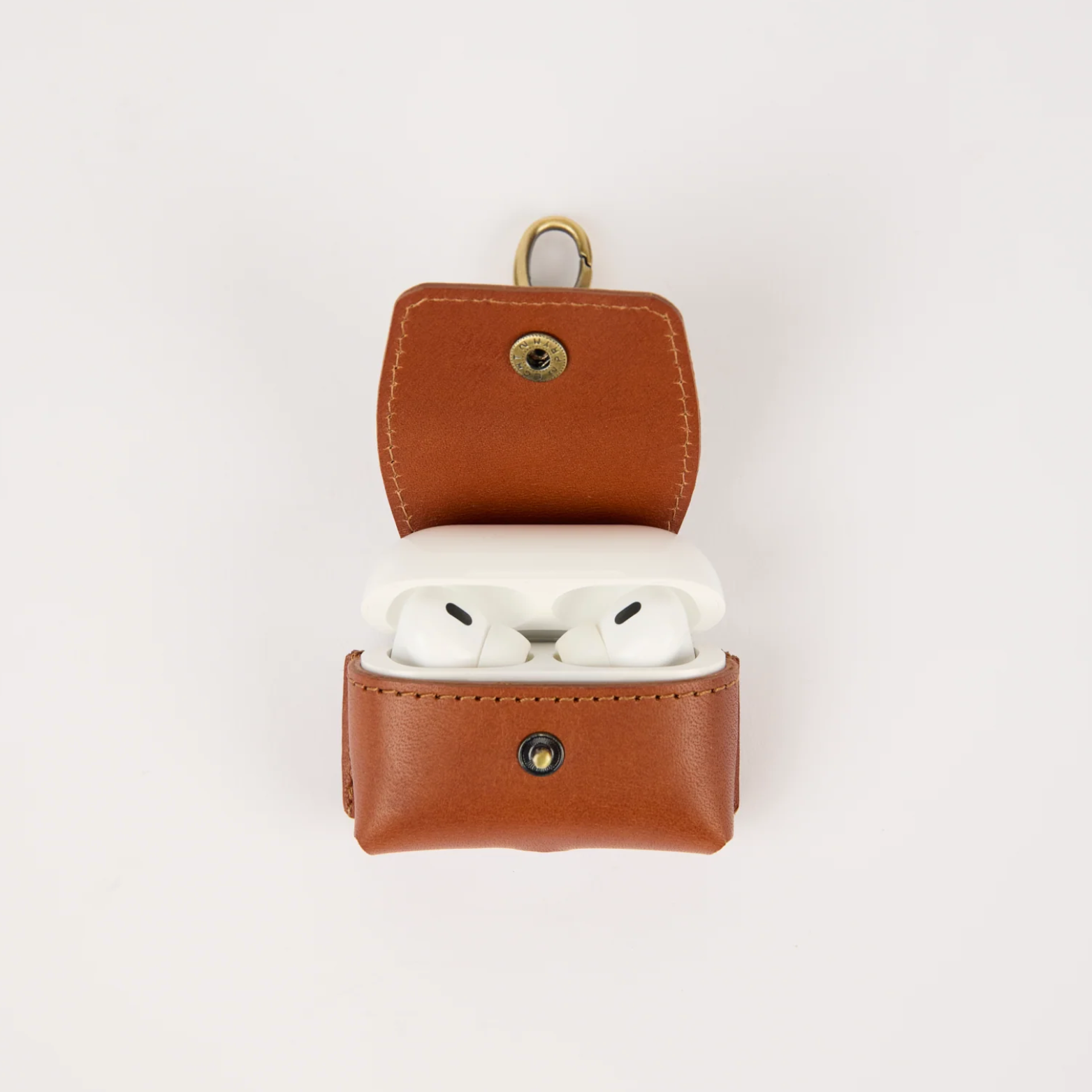 Airpods Case Cognac Classic Leather