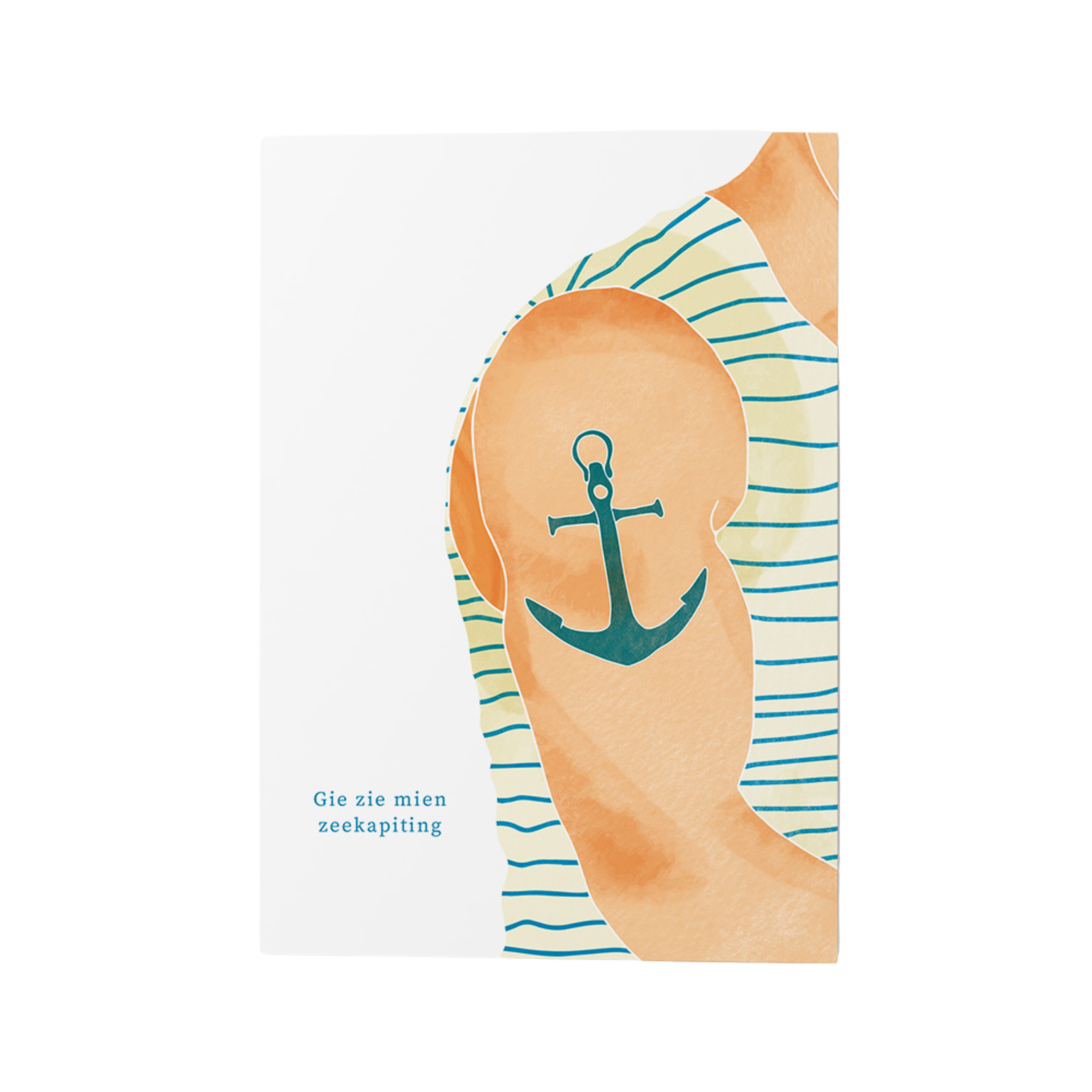 Gie zie mien zeekapiting  Wenskaart