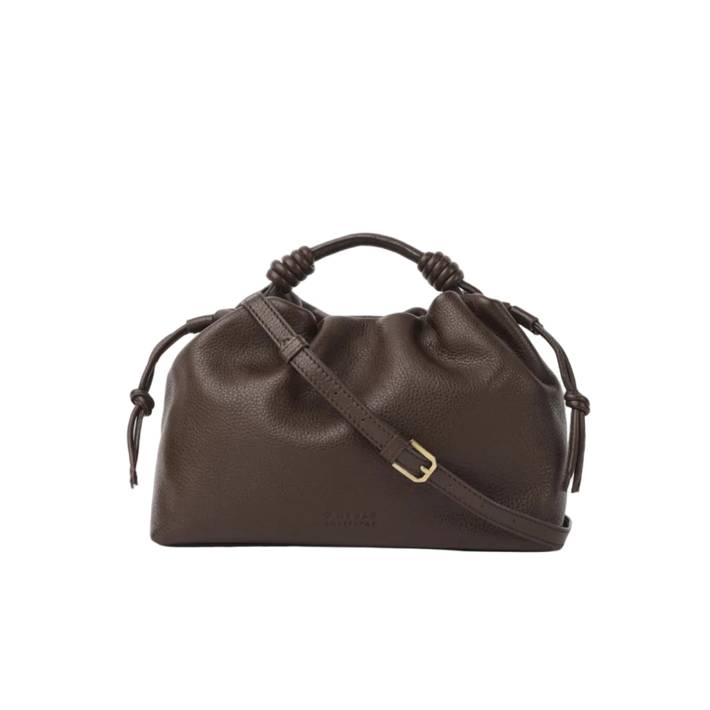 Kiki Midi Chocolate Soft Grain Leather