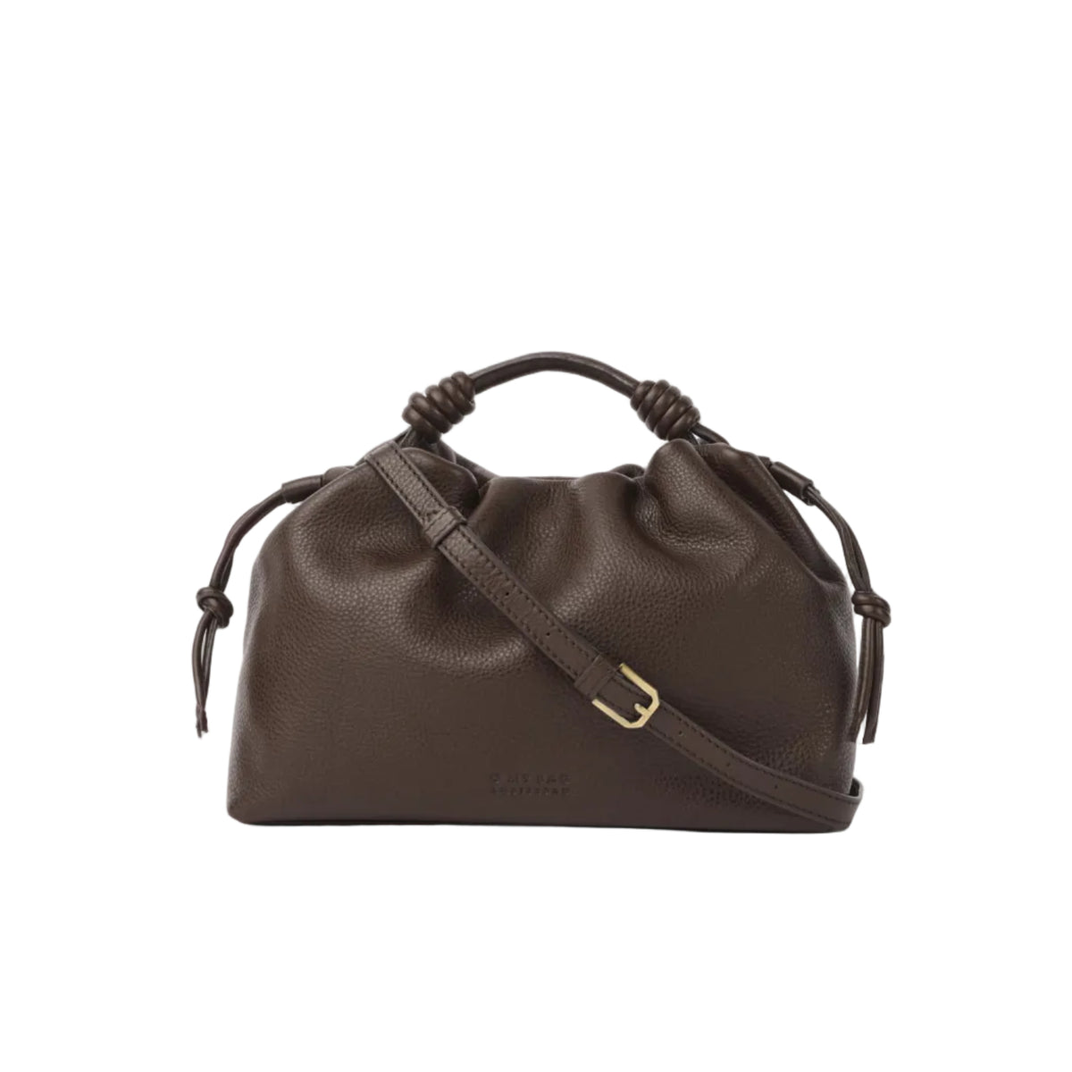Kiki Midi Chocolate Soft Grain Leather