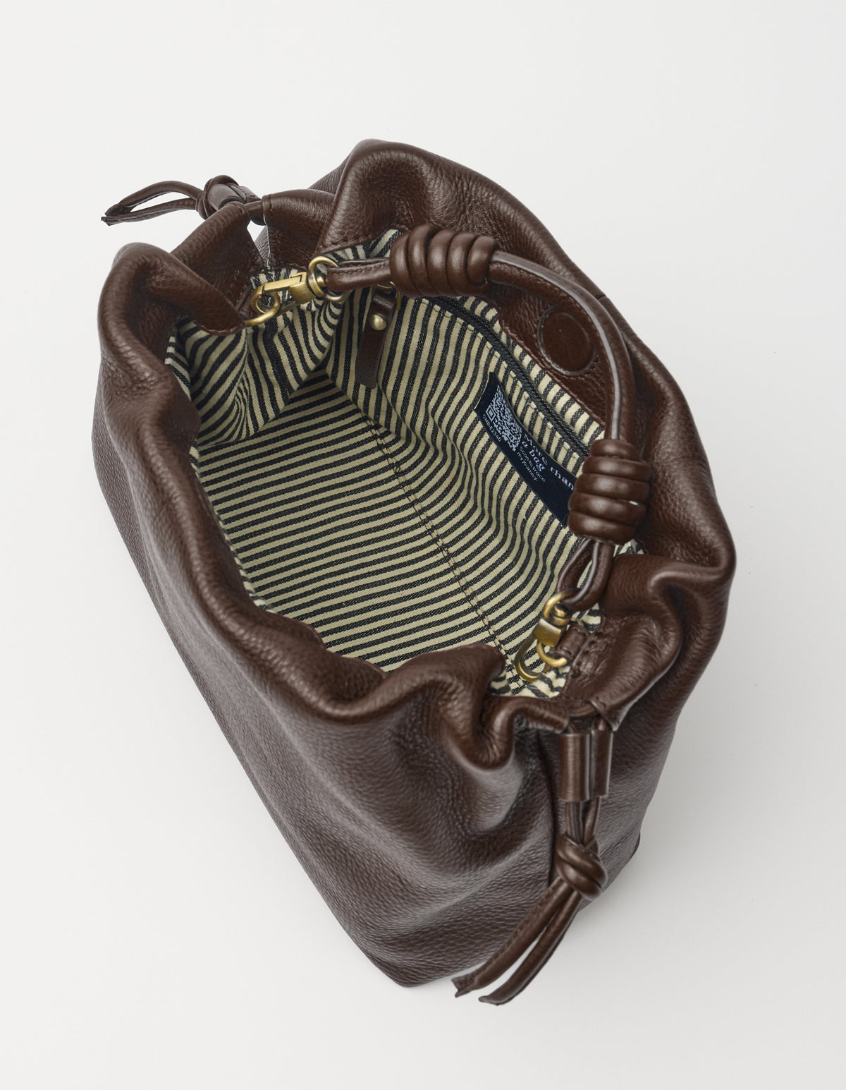Kiki Midi Chocolate Soft Grain Leather