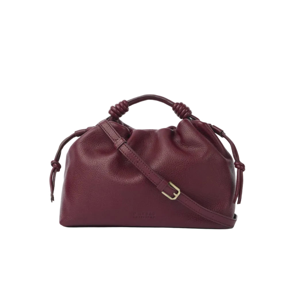 Kiki Midi Dark Cherry Soft Grain Leather