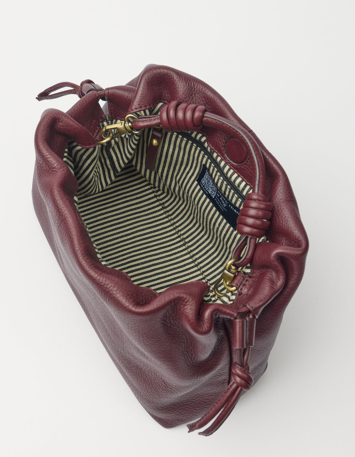 Kiki Midi Dark Cherry Soft Grain Leather