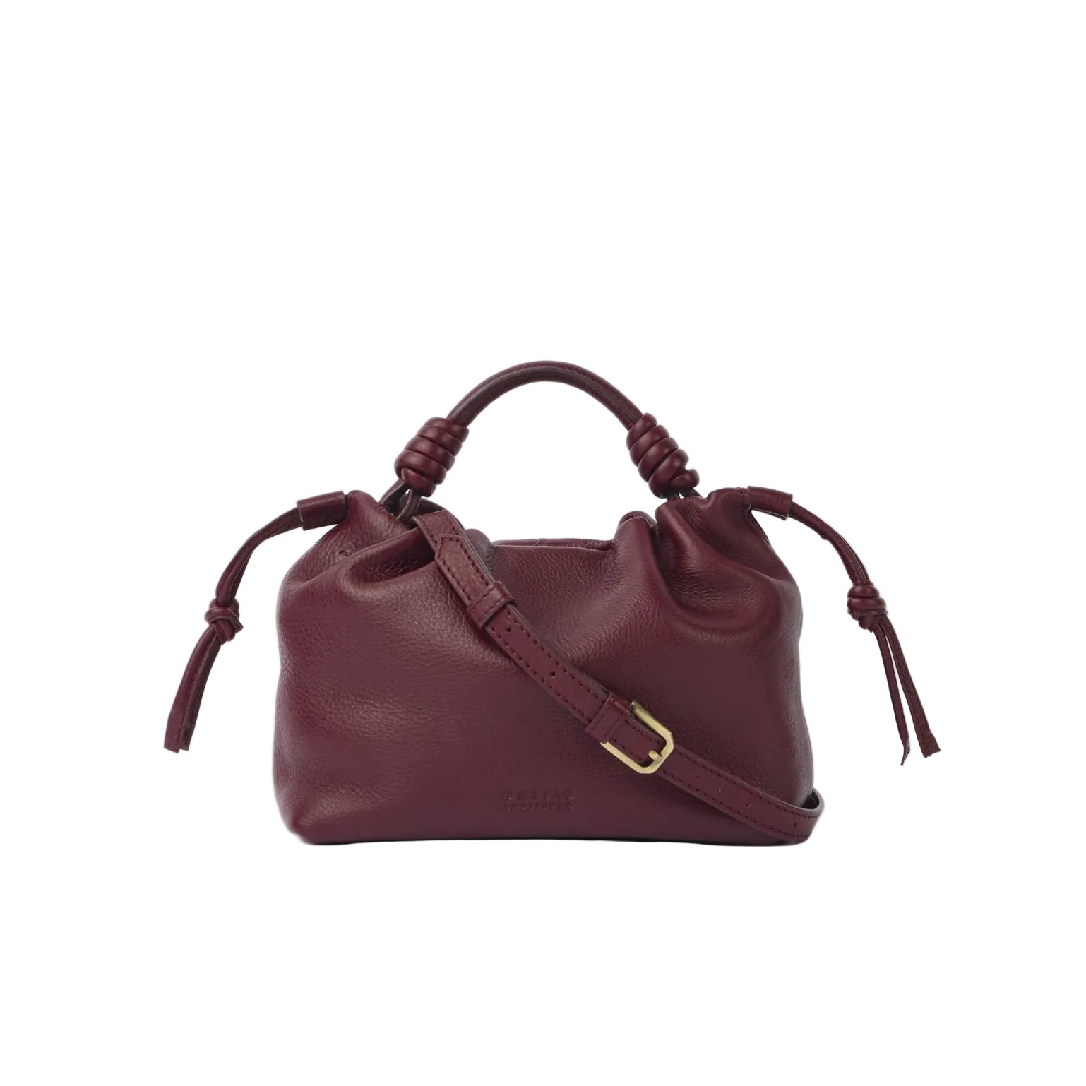 Kiki Mini Dark Cherry Soft Grain Leather