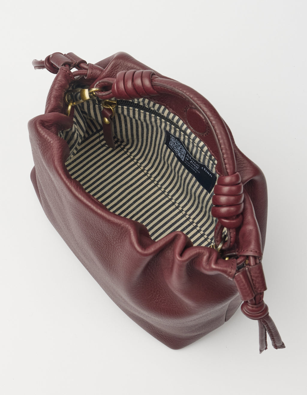 Kiki Mini Dark Cherry Soft Grain Leather