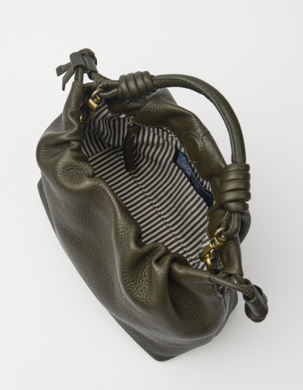 Kiki Mini Moss Soft Grain Leather