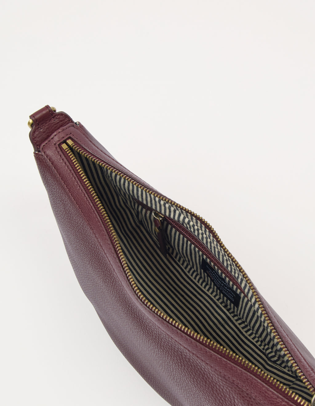 Leo Crossbody Dark Cherry Soft Grain Leather