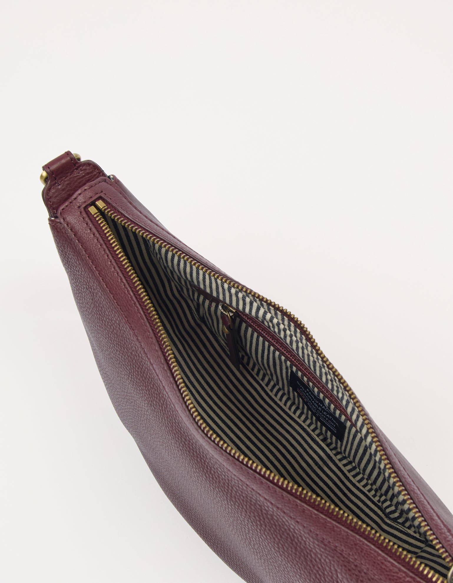 Leo Crossbody Dark Cherry Soft Grain Leather