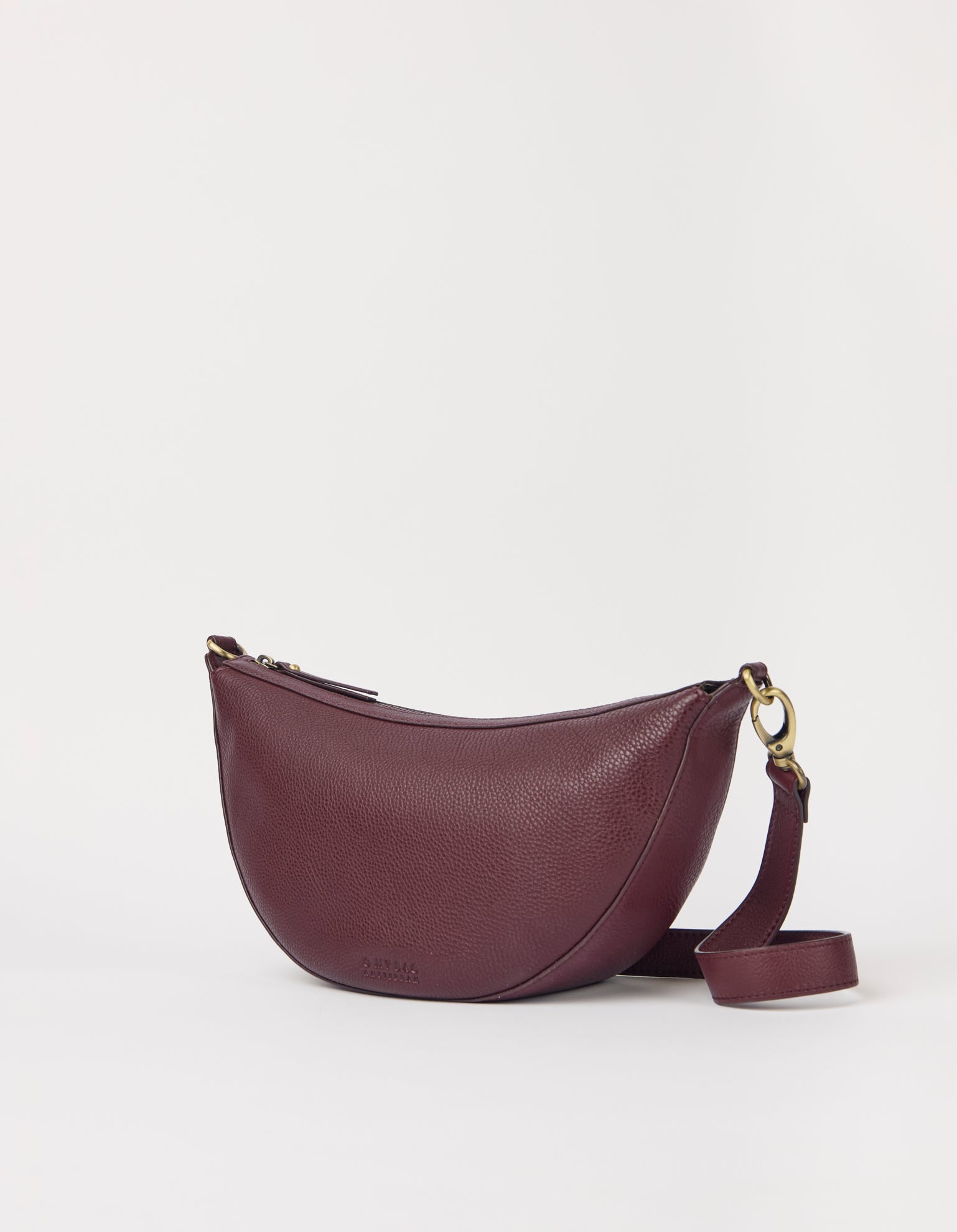 Leo Crossbody Dark Cherry Soft Grain Leather