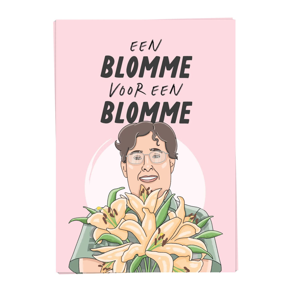 Blomme Voor Een Blomme Wenskaart