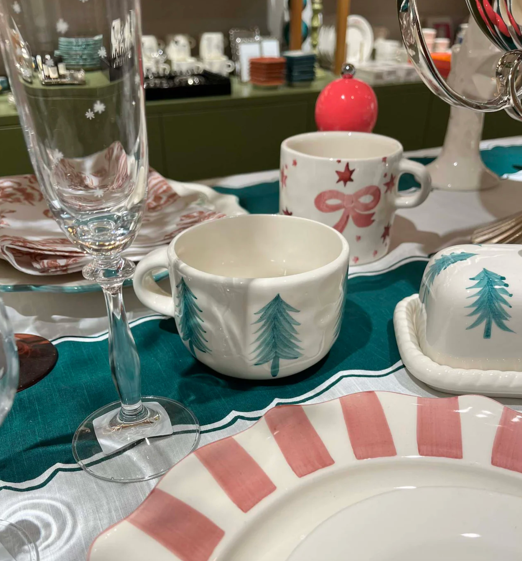 Christmas Forest Cappuccino Mug