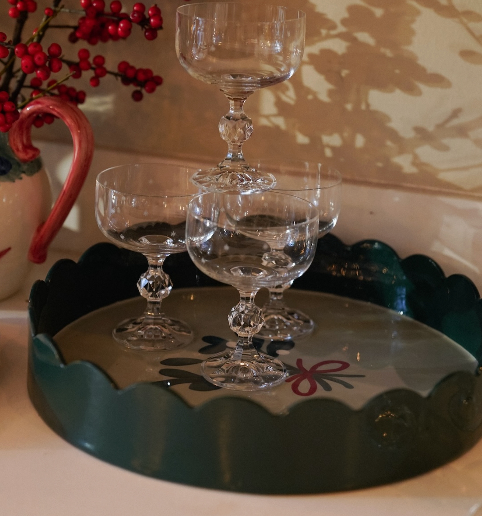 Starry Eve Cocktail Glass Set/2