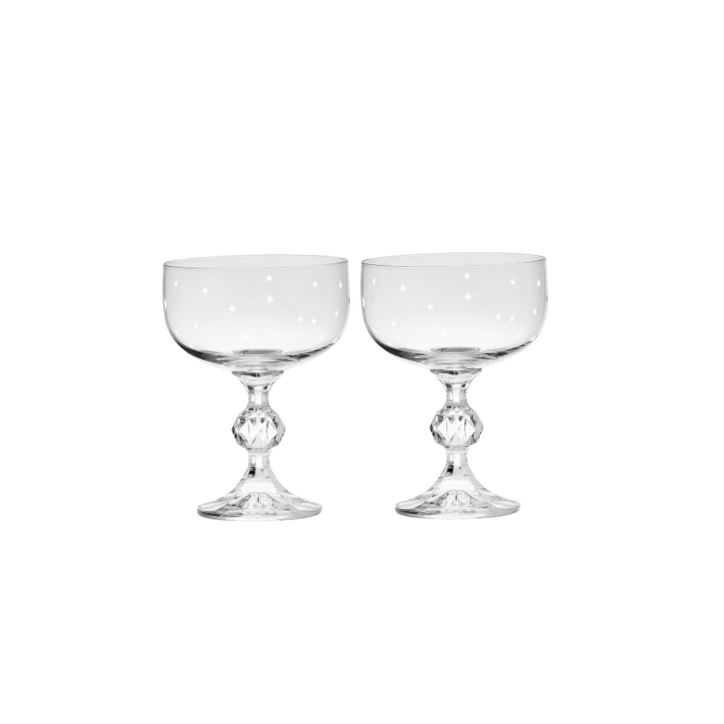 Starry Eve Cocktail Glass Set/2