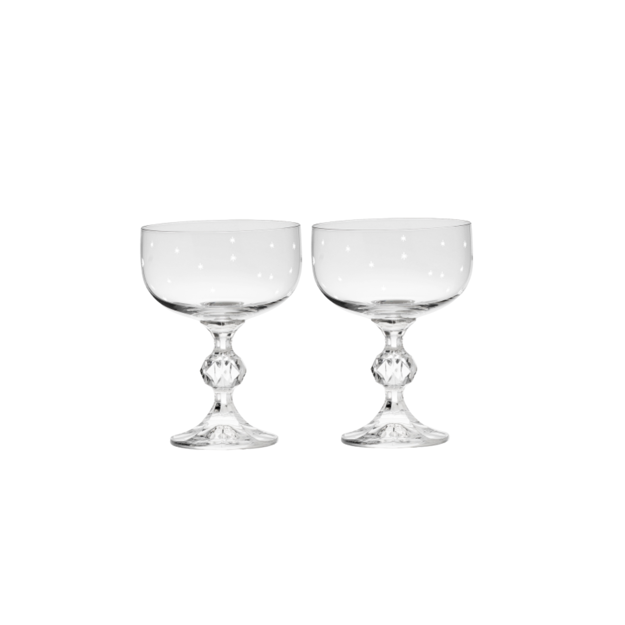 Starry Eve Cocktail Glass Set/2