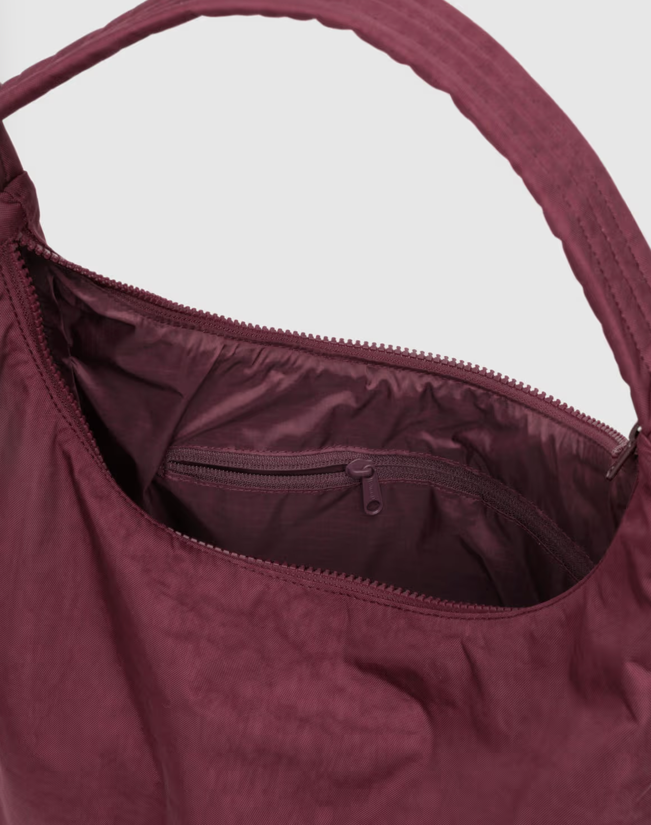 Nylon Schoudertas Mahogany