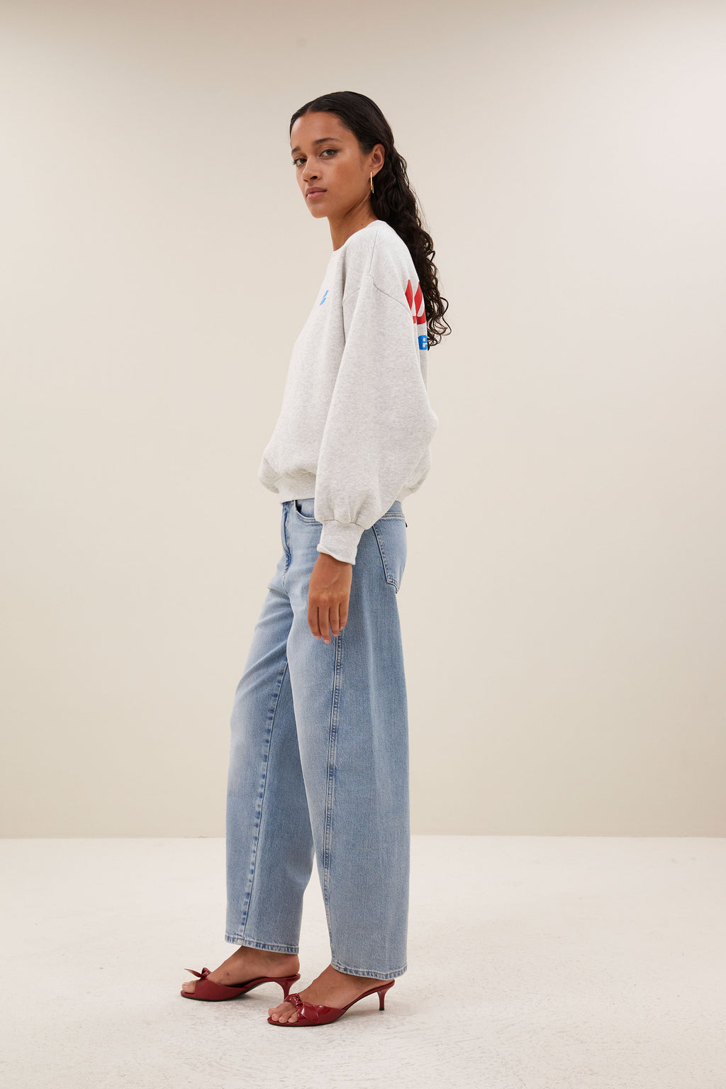 Bibi Lucky Everyday Sweater Grey Melee