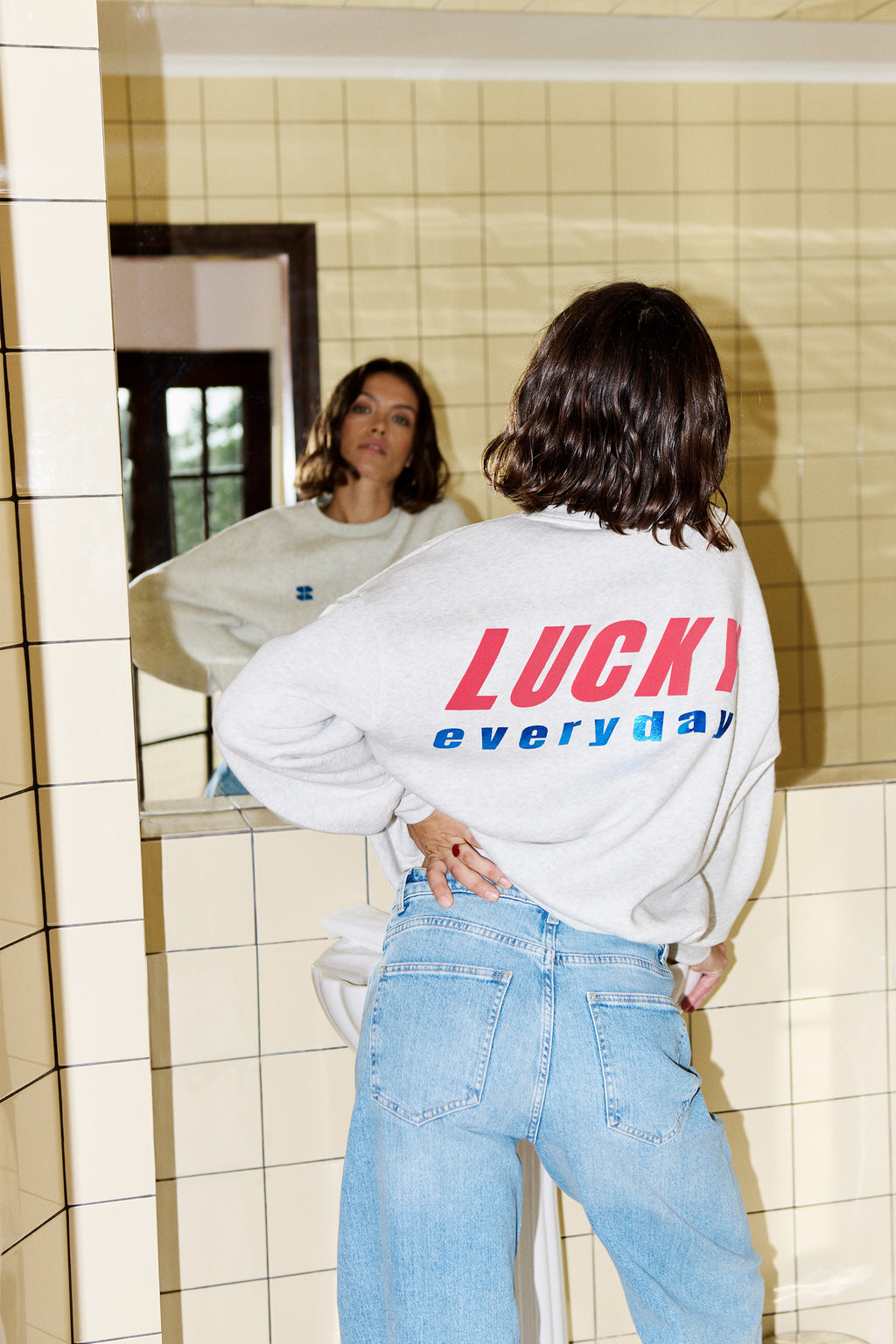 Bibi Lucky Everyday Sweater Grey Melee