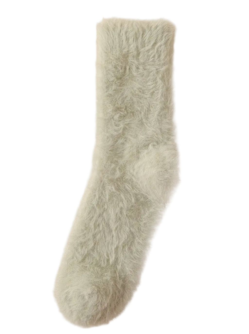 Fuzzy House Socks Green