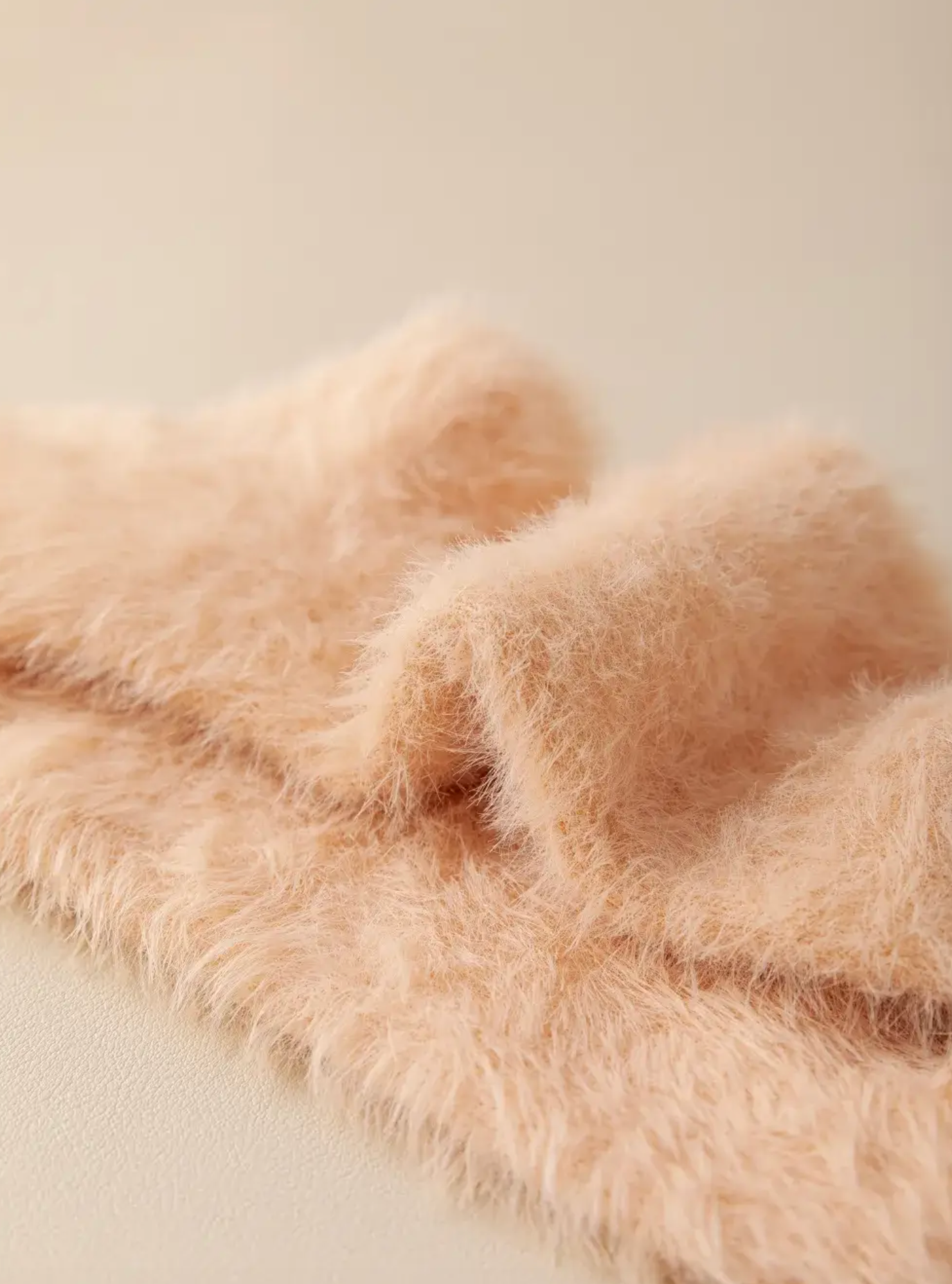 Fuzzy House Socks Rose