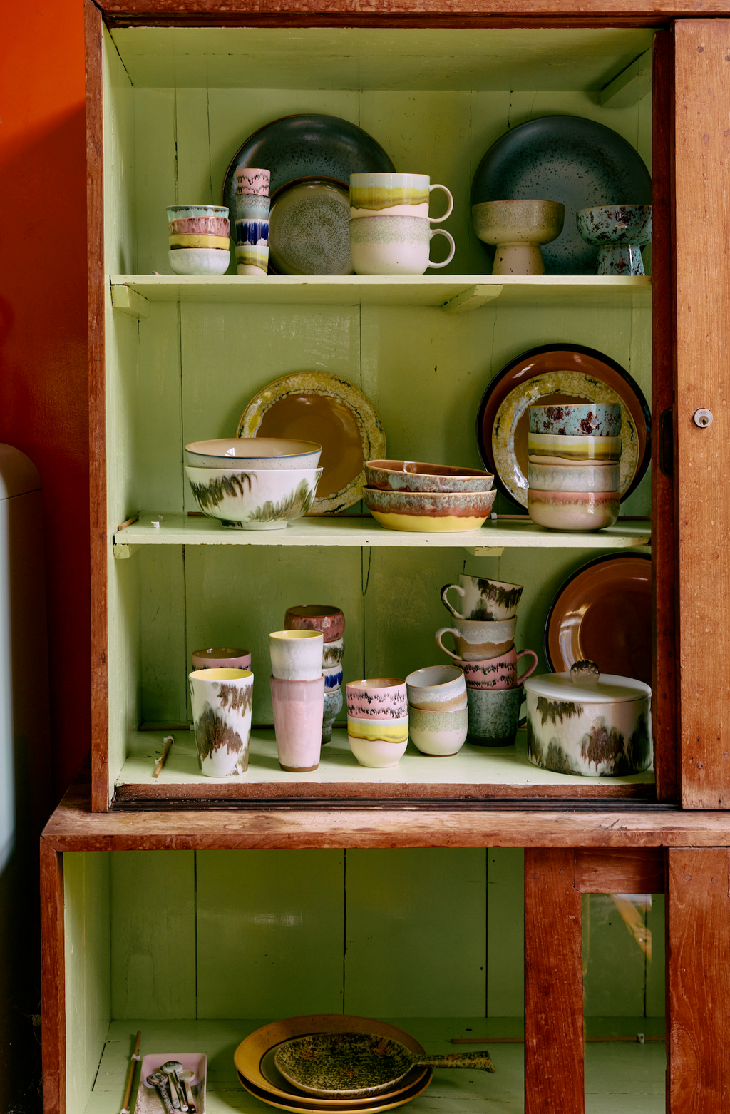 70s Americano Mugs Rococo Set/4