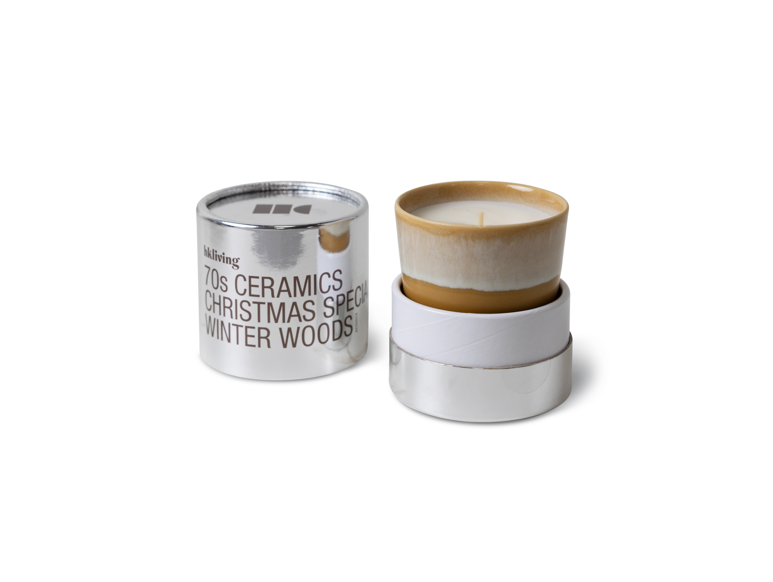 70s Christmas Geurkaars Winter Woods