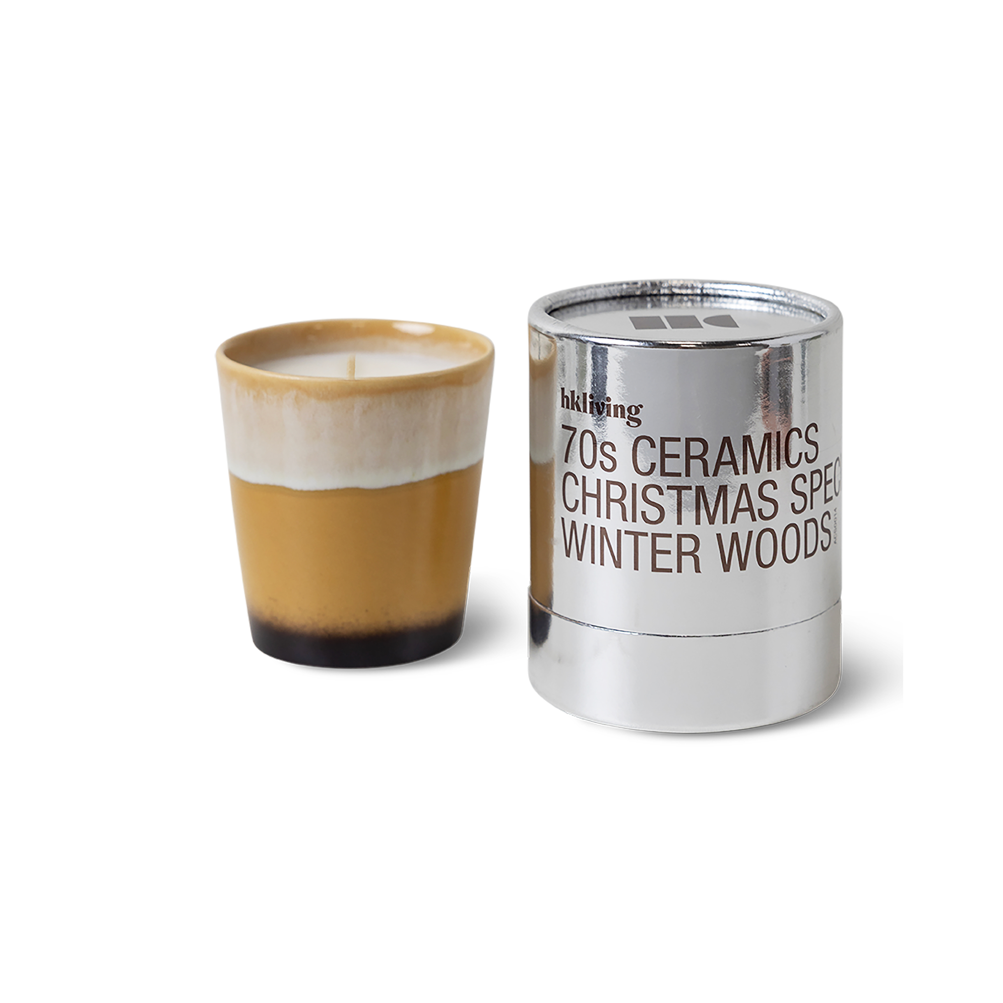 70s Christmas Geurkaars Winter Woods