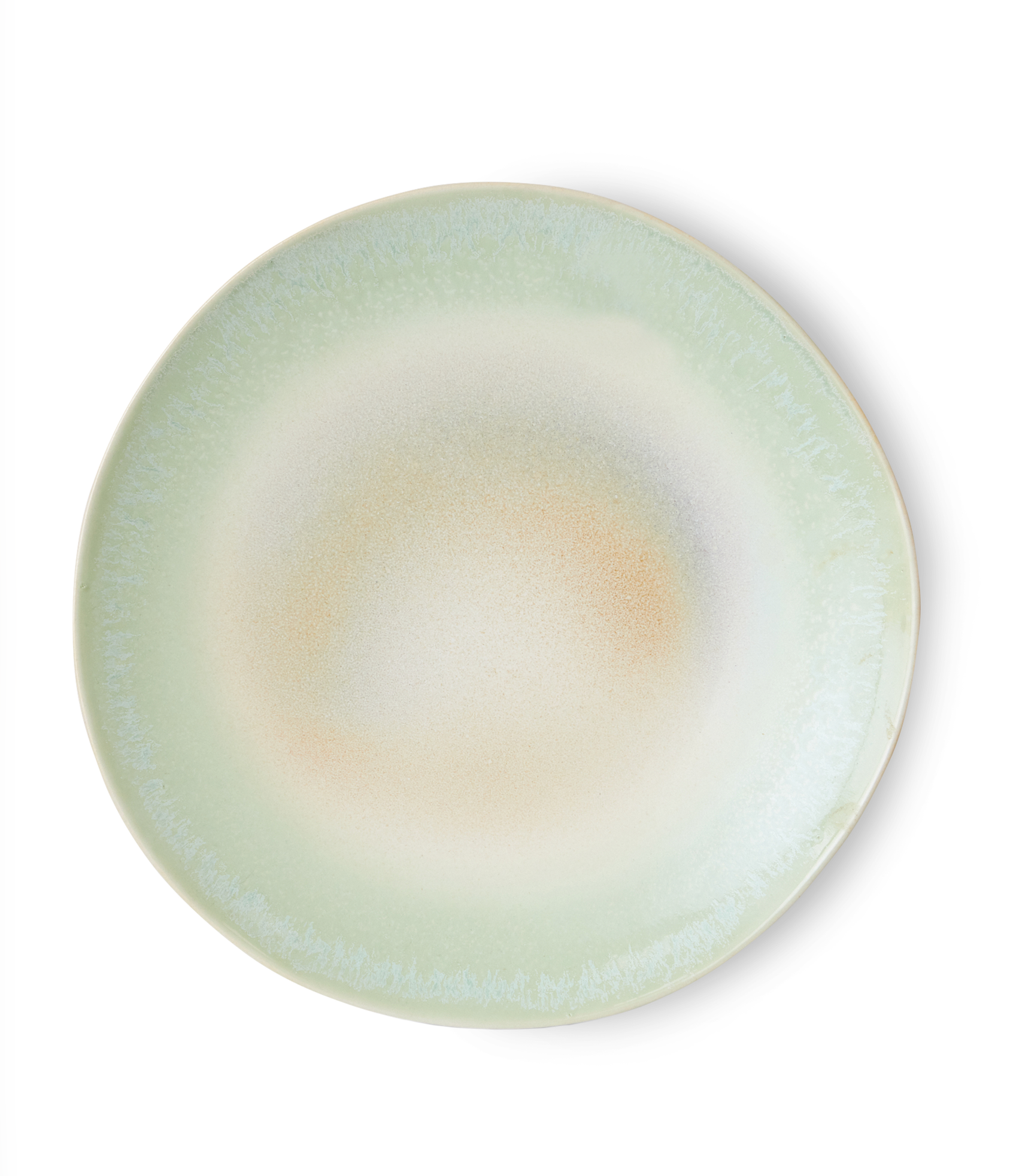 70s Dinner Plates Palms Set/2