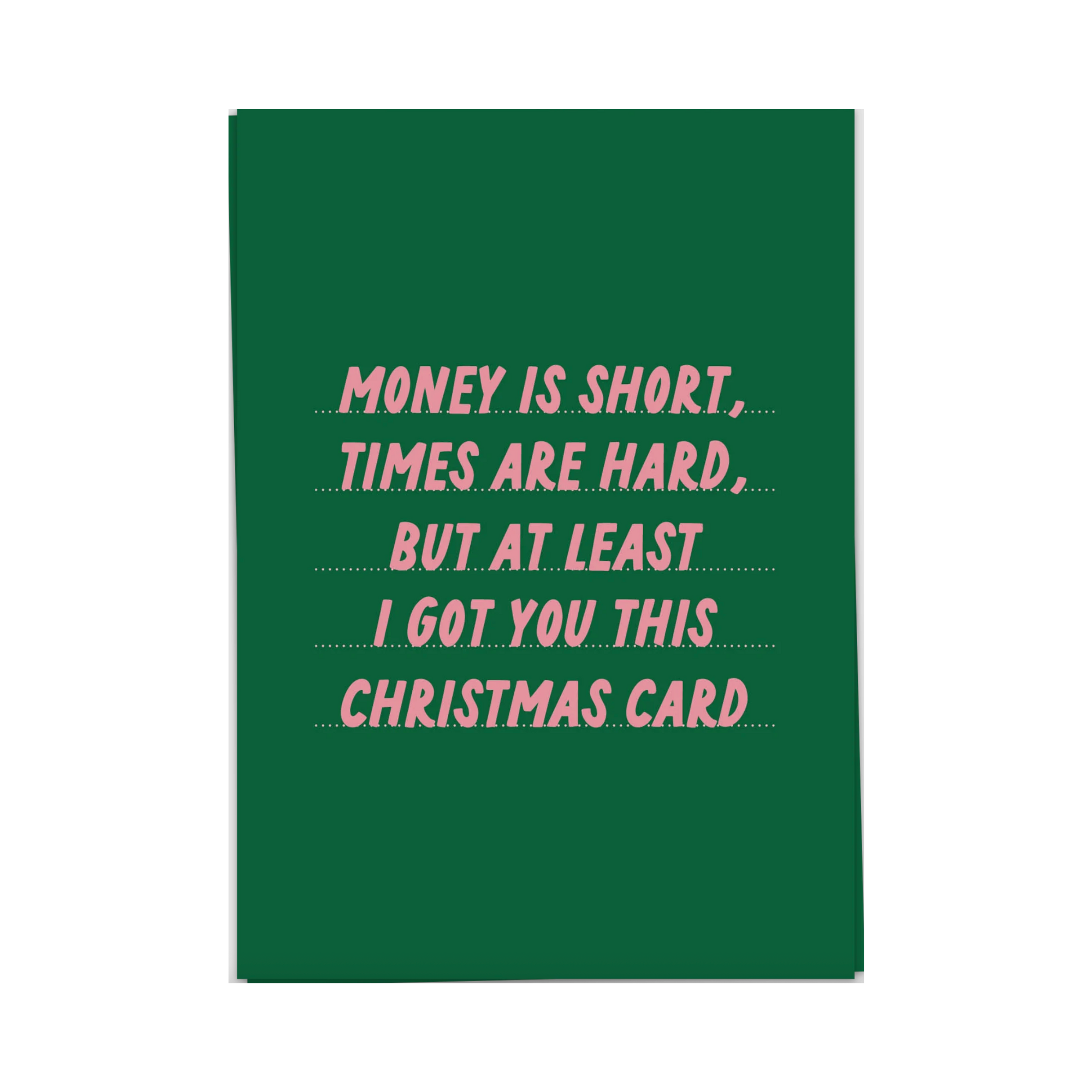 Money Christmas Wenskaart
