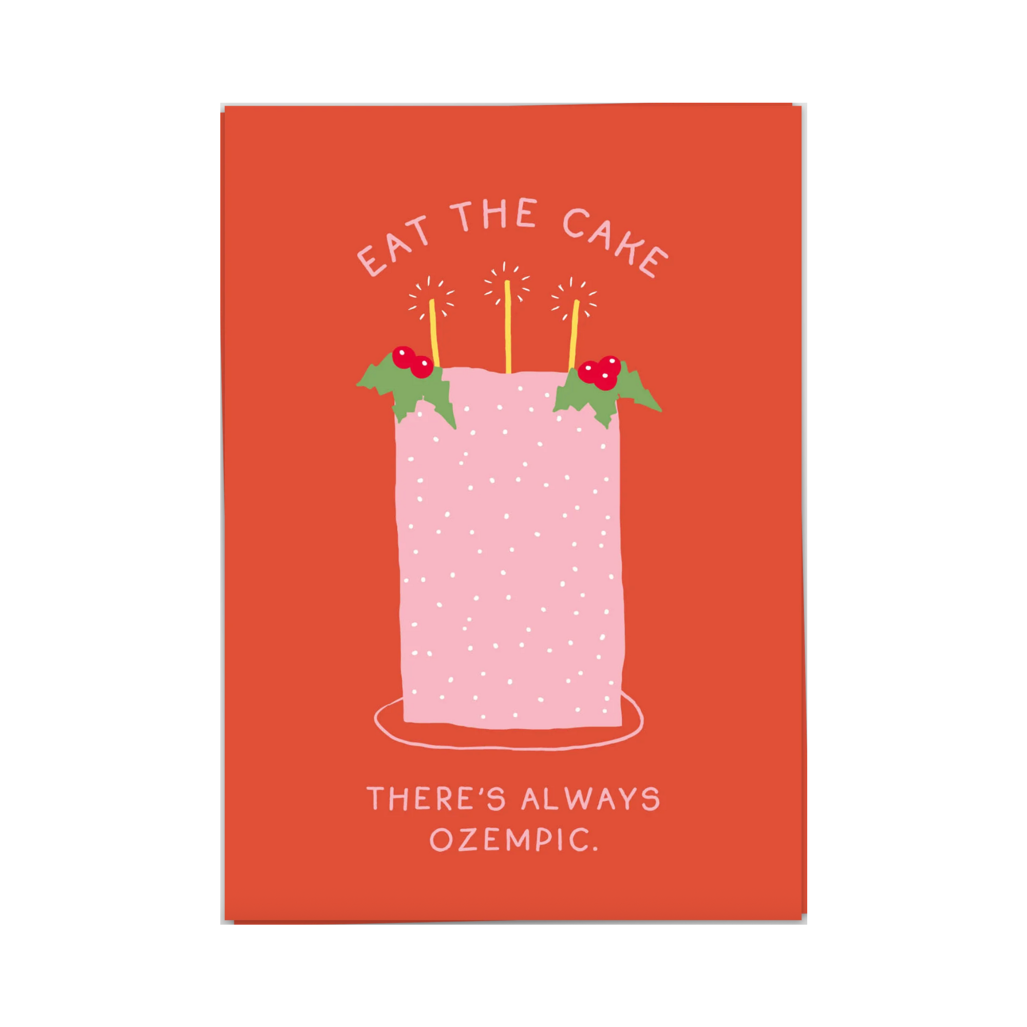 Eat The Christmas Cake Wenskaart