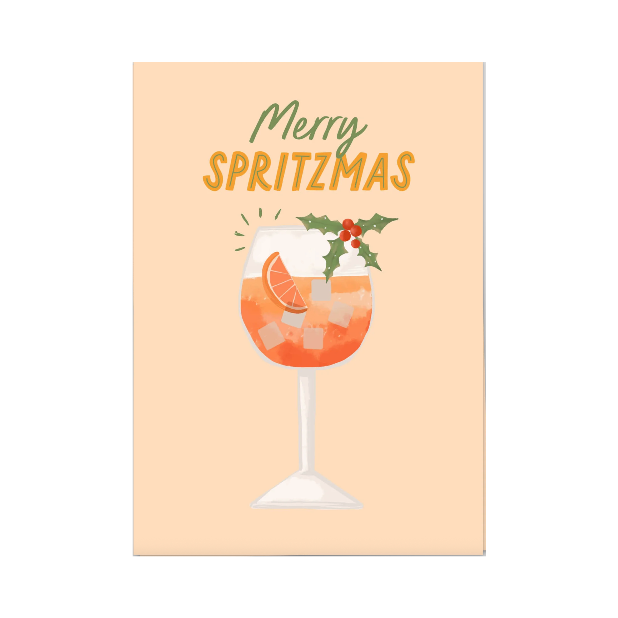 Merry Spritzmas Wenskaart