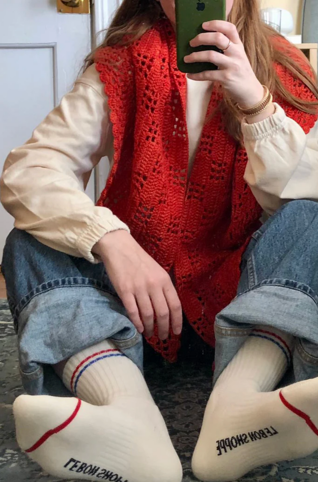 Boyfriend Socks Milk