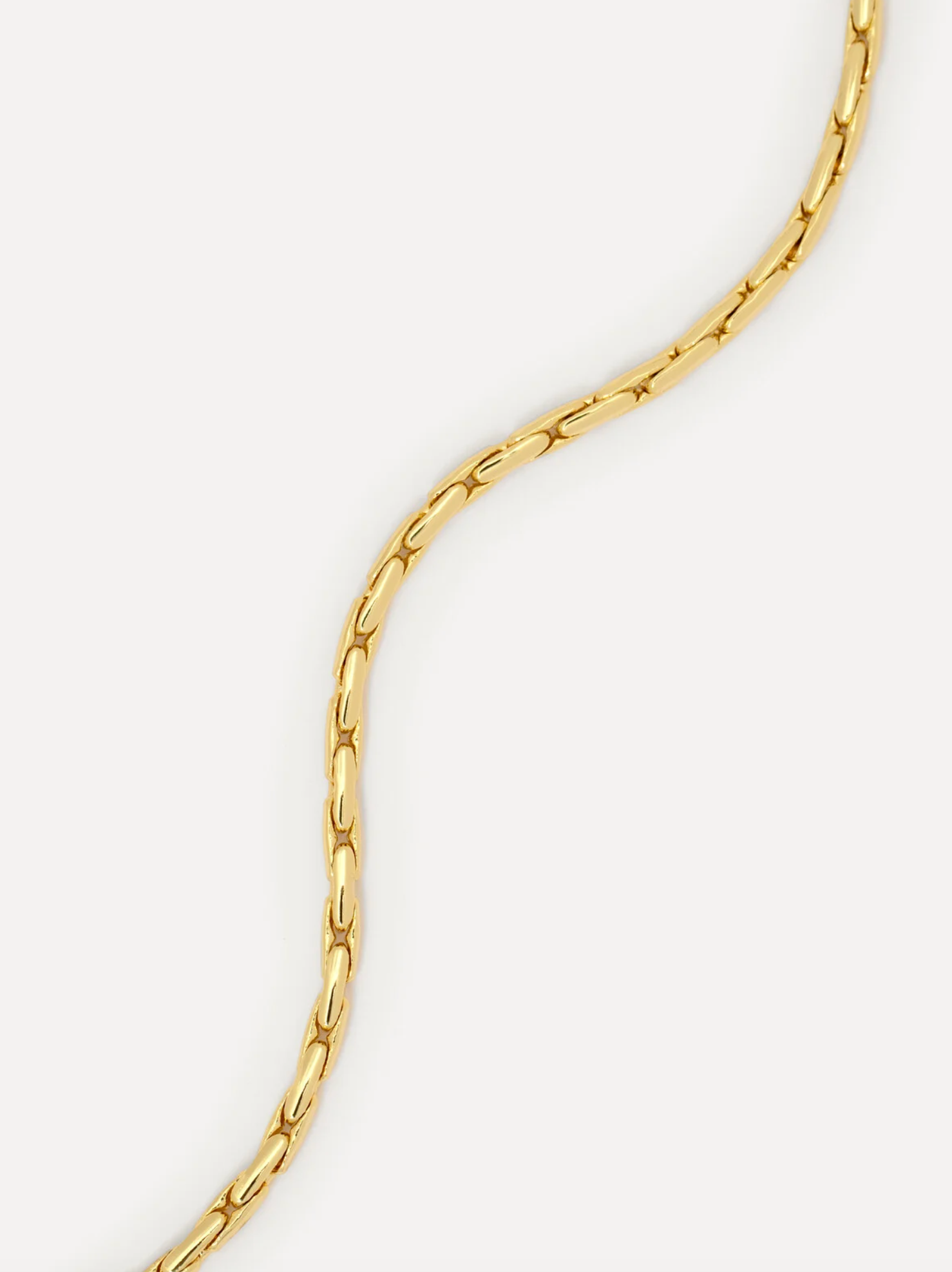 Rana Linked Snake Ketting Goud