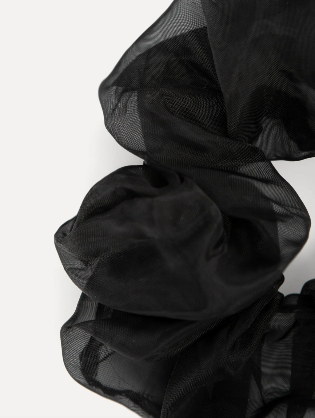 Organza Scrunchie Zwart