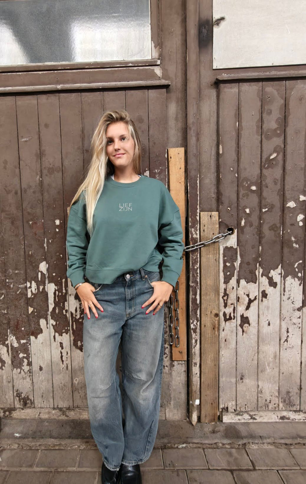 Lief Zijn Sweater Green