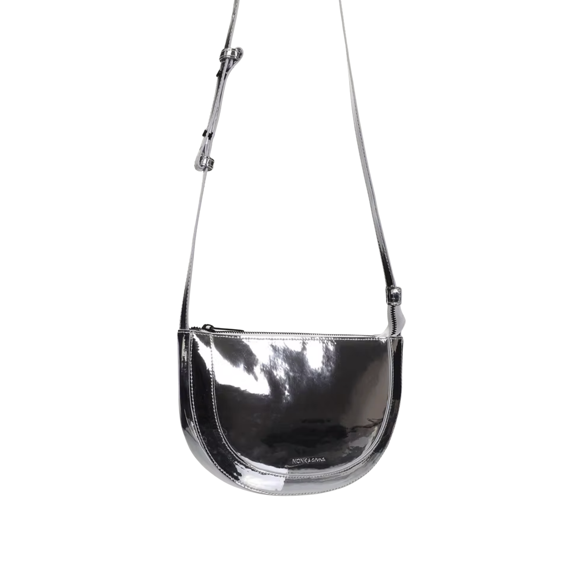 Farou Half Moon Bag Silver